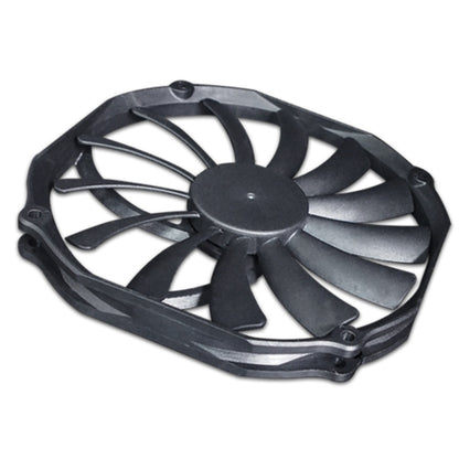 FANNER Ice Soul F14015 4PIN PWM Ultra-thin Chassis Fan Desktop Computer Radiator(Black) - Fan Cooling by FANNER | Online Shopping South Africa | PMC Jewellery