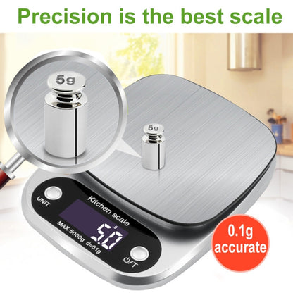 Small Multifunctional Kitchen High Precision Electronic Scale LCD Digital Display Food Scale, Model: 5kg/ 0.1g - Kitchen Scales by PMC Jewellery | Online Shopping South Africa | PMC Jewellery