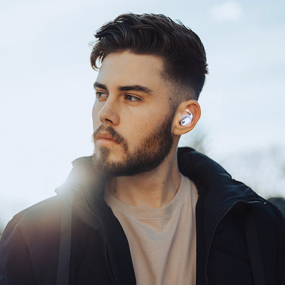 For Beats Studio Buds AhaStyle PT172 Earphone Silicone Ear Caps, Style: Earcap x 3+Case (White) - Anti-dust & Ear Caps by AhaStyle | Online Shopping South Africa | PMC Jewellery