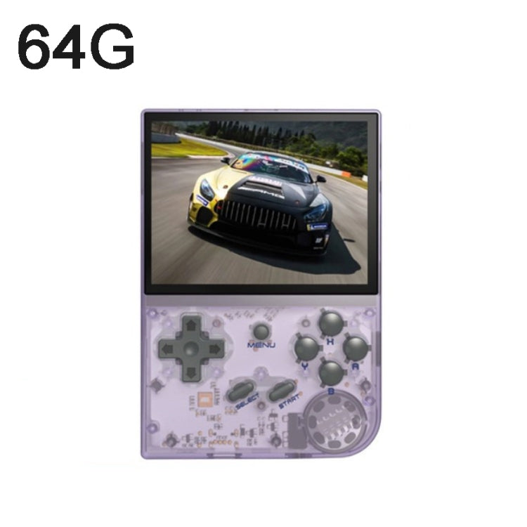 ANBERNIC RG35XX 3.5-inch Retro Handheld Game Console Open Source Game Player 64G 5000+ Games(Purple) - free shipping - PMC TechLife - Order now!