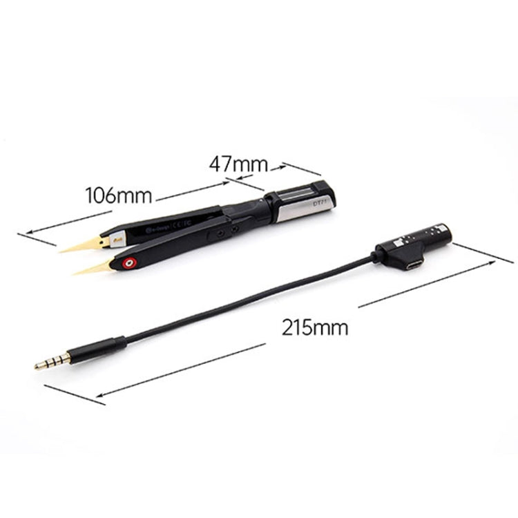MINIWARE DT71 Measuring Digital Tweezers Signal Generator Multimeter - free shipping - PMC TechLife - Order now!