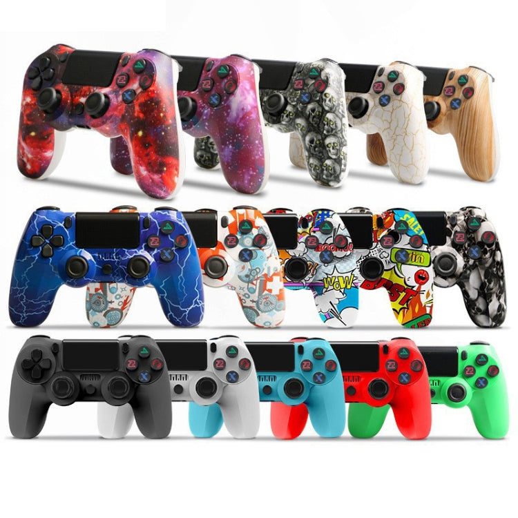 For PS4 Wireless Bluetooth Game Controller With Light Strip Dual Vibration Game Handle(Skeleton) - Gamepads by PMC Jewellery | Online Shopping South Africa | PMC Jewellery