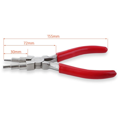 Handmade Jewelry Plier Nylon Accessories DIY Tools Wire Wrap Clamp, Style: Red 6-section Plier - Jewelry Tools by PMC Jewellery | Online Shopping South Africa | PMC Jewellery