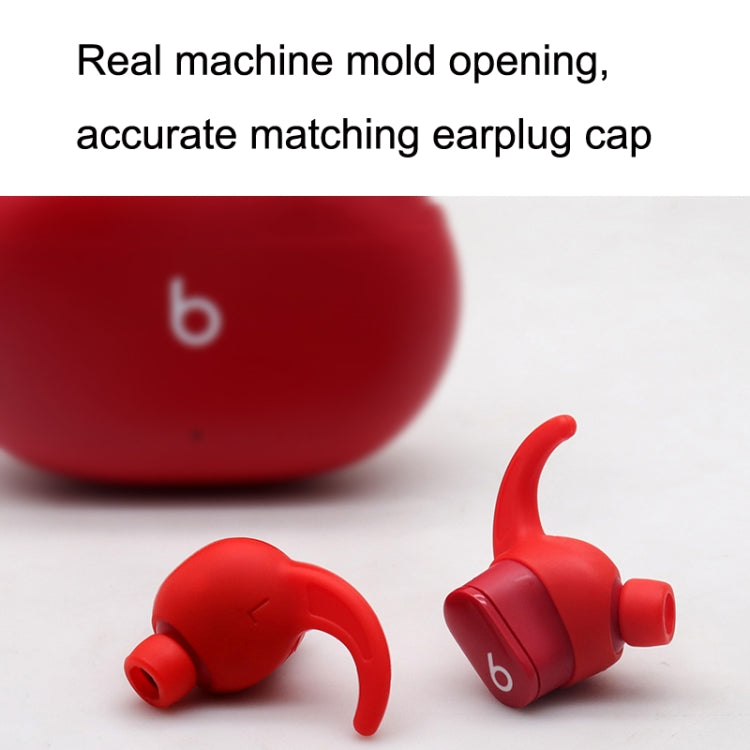 For Beats Studio Buds 2pairs Wireless Bluetooth Earphone Silicone Non-slip Ear Caps(Red) - Anti-dust & Ear Caps by PMC Jewellery | Online Shopping South Africa | PMC Jewellery