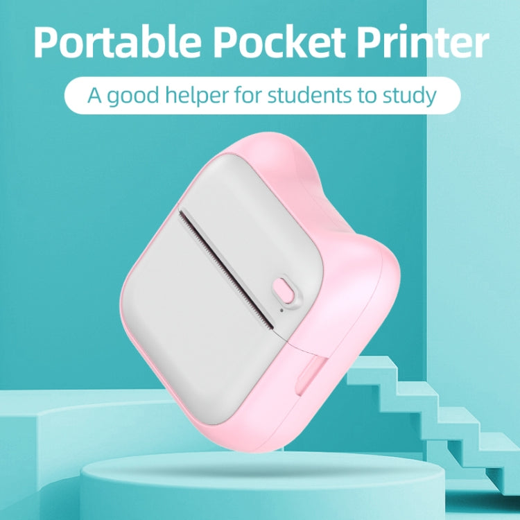A31 Bluetooth Handheld Portable Self-adhesive Thermal Printer, Color: Blue+5 Rolls Printer Paper - Printer by PMC TechLife | Online Shopping South Africa | PMC TechLife