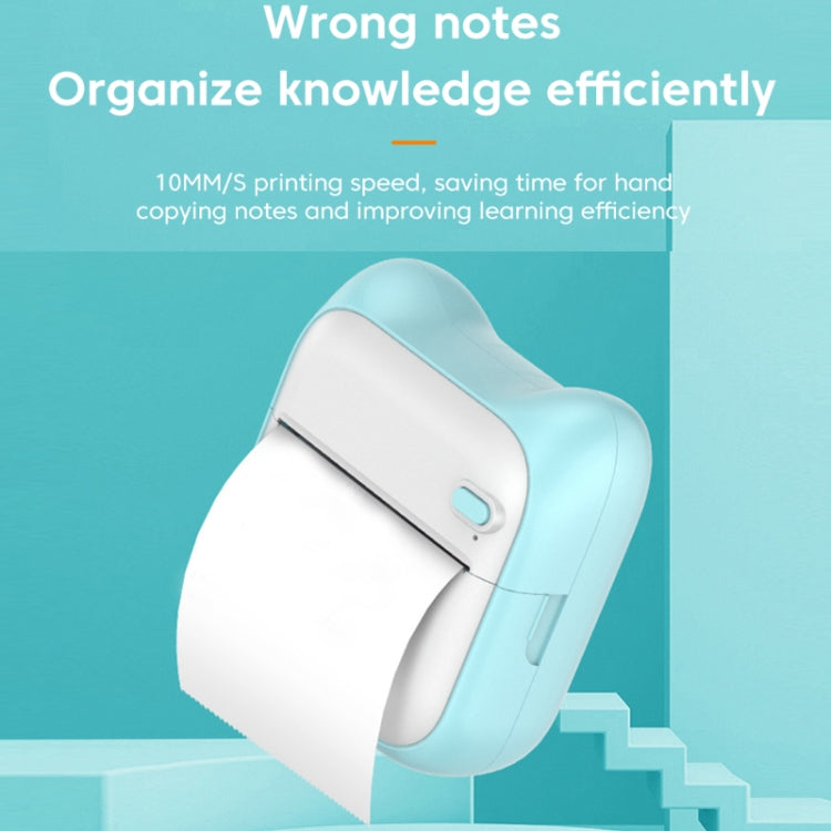 A31 Bluetooth Handheld Portable Self-adhesive Thermal Printer, Color: Blue+5 Rolls Printer Paper - Printer by PMC TechLife | Online Shopping South Africa | PMC TechLife