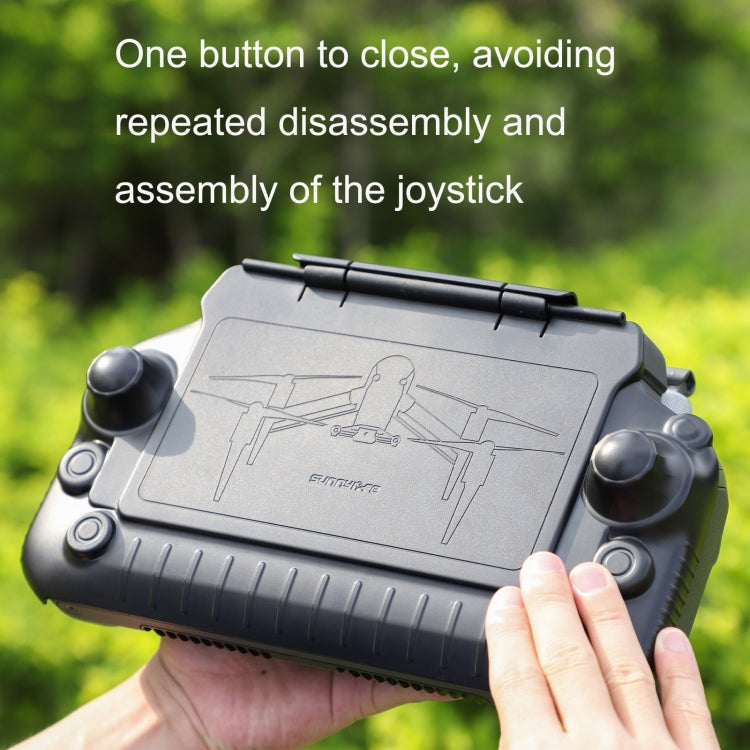 Sunnylife YK570 For DJI RC Plus Remote Control Protective Hood Plate Protective Cover(Black) - free shipping - PMC TechLife - Order now!