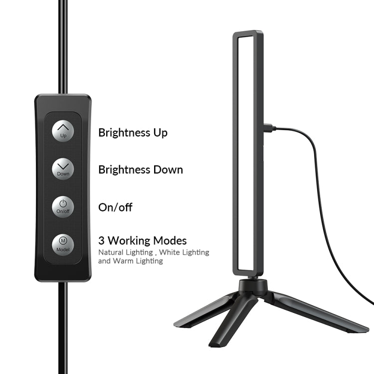 APEXEL APL-FL06 Portable Square Strip Live Video Conferencing Fill Light - free shipping - PMC TechLife - Order now!
