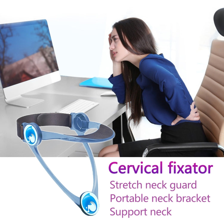 Adult Adjustable Neck Brace Household Cervical Spine Correction Protector(Transparent) - Corrector by PMC Jewellery | Online Shopping South Africa | PMC Jewellery