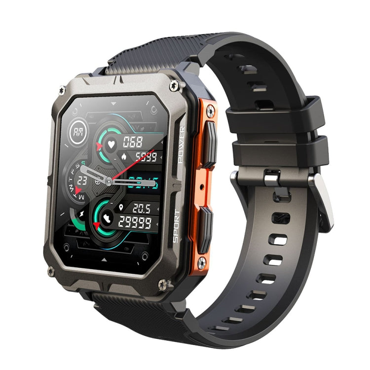 1.83 Inch IP68 Waterproof Bluetooth Call Sports Smart Watch Outdoor Three-Proof Multifunctional Watch(Orange) - Smart Watches by PMC Jewellery | Online Shopping South Africa | PMC Jewellery