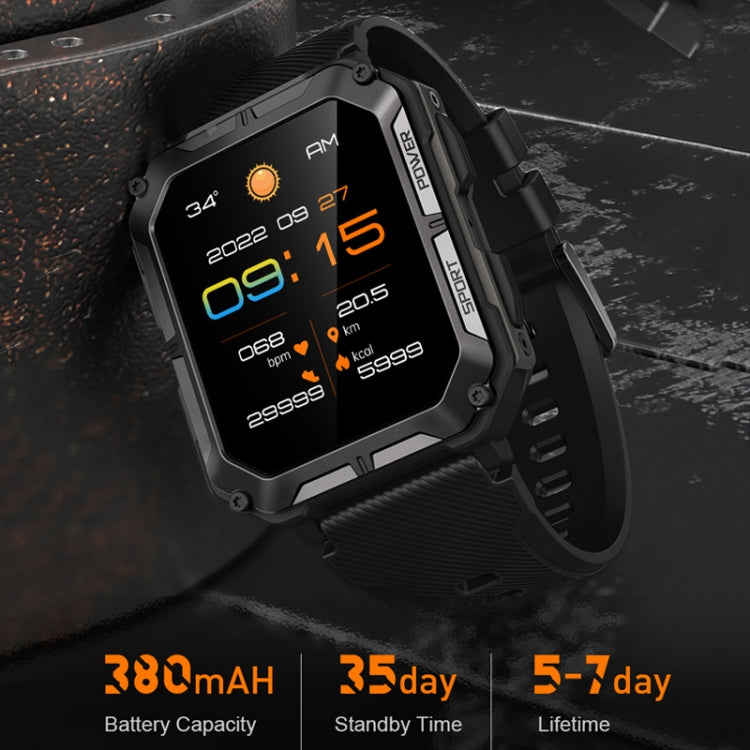 1.83 Inch IP68 Waterproof Bluetooth Call Sports Smart Watch Outdoor Three-Proof Multifunctional Watch(Orange) - Smart Watches by PMC Jewellery | Online Shopping South Africa | PMC Jewellery