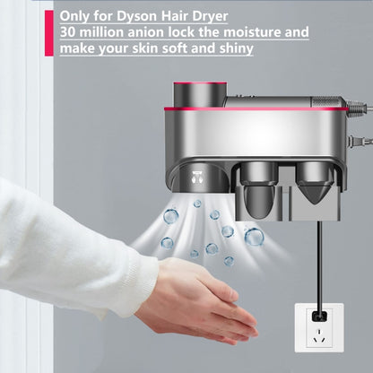 For Dyson Hair Dryer Bracket Storage Rack Wall Mounted Organizer Holders Ordinary Elegant Bronze - Hair Dryers & Accessories by PMC Jewellery | Online Shopping South Africa | PMC Jewellery