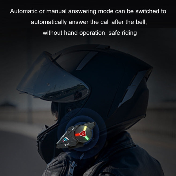 KUQIBAO Motorcycle Helmet Built-in Waterproof Bluetooth Earphone(Soft Microphone) - Motorcycle Walkie Talkie by KUQIBAO | Online Shopping South Africa | PMC Jewellery
