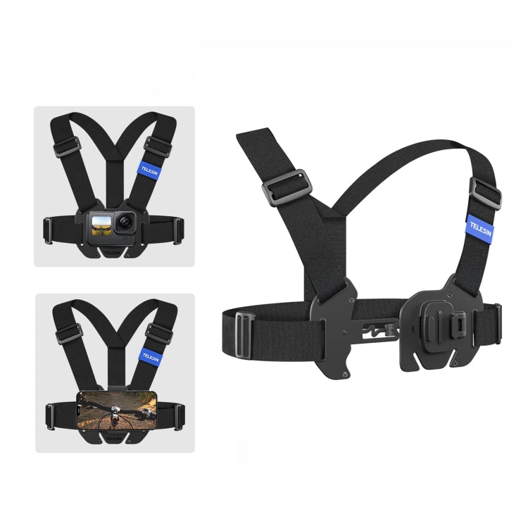 TELESIN  Chest Strap Mount Waistcoat Belt  Mount For Action Camera - Chest Belt by TELESIN | Online Shopping South Africa | PMC Jewellery