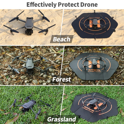 Sunnylife TJP11 80cm Hexagonal Double-sided Folding With Ground Spikes Drone Universal Apron - Parking Apron by Sunnylife | Online Shopping South Africa | PMC Jewellery