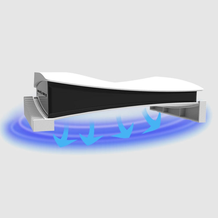 Iplay HBP-393 For Sony PS5 Optical Drive / Digital Version Host Horizontally Placed Bracket With Disc Slot(White) - Holder by iplay | Online Shopping South Africa | PMC TechLife