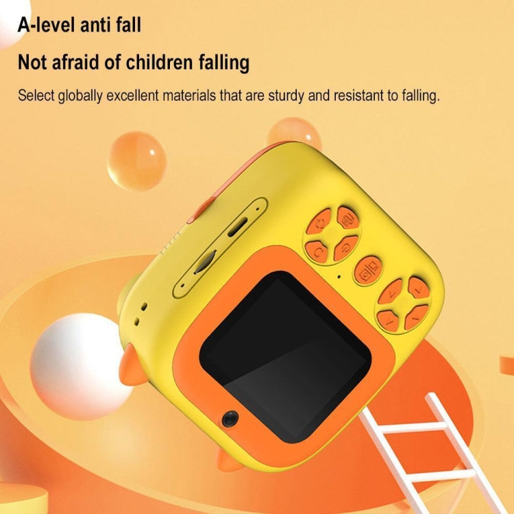 1080P Instant Print Camera 2.8-inch IPS Screen Front and Rear Dual Lens Kids Camera, Spec: Yellow - Children Cameras by PMC Jewellery | Online Shopping South Africa | PMC Jewellery