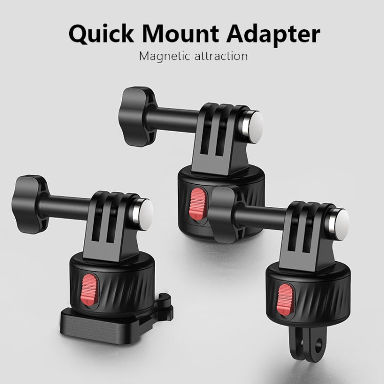 For GoPro/Insta360 GO 3 Action Camera Magnetic Gimbal Base Adapter Accessories(3pcs/set) - Connection Mount by PMC Jewellery | Online Shopping South Africa | PMC Jewellery