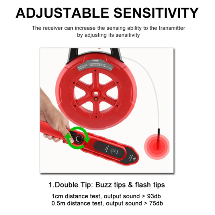 NOYAFA NF-5120 Wall Pipe Blockage Detector Pipe Blockage Detector For Iron/PVC/Cement/Steel Pipes - Other Tester Tool by NOYAFA | Online Shopping South Africa | PMC Jewellery | Buy Now Pay Later Mobicred