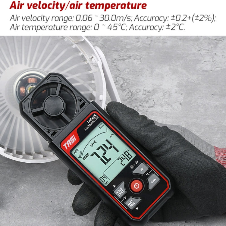 TASI TA641A High Precision Wind Speed Instrument Wind Volume Tester Handheld Wind Speed Meter - Tachometers & Anemometer by TASI | Online Shopping South Africa | PMC TechLife | Buy Now Pay Later Mobicred