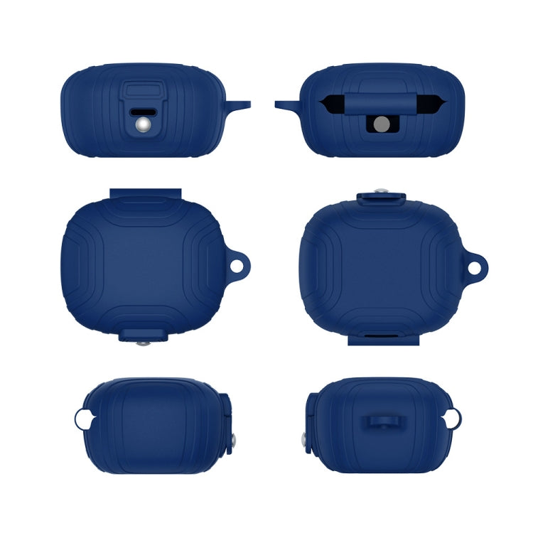For EarFun Air Pro 3 Silicone Earphone Dustproof Storage Case(Blue) - Other Earphone Case by PMC TechLife | Online Shopping South Africa | PMC TechLife | Buy Now Pay Later Mobicred