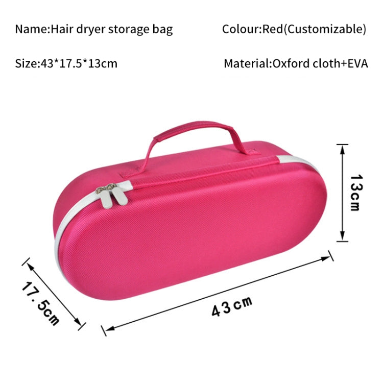 For Dyson HD01 HD03 Hair Dryer Storage Box EVA Hard Shell Bag(Rose Red) - Hair Dryers & Accessories by PMC Jewellery | Online Shopping South Africa | PMC Jewellery