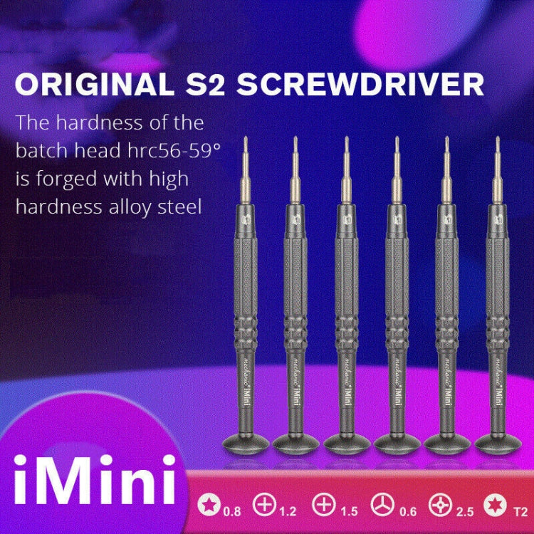 MECHANIC iMini Series Mobile Phone Repair Glasses Screw Batch Clock Tool, Series: Five Star 0.8 - Screwdriver by MECHANIC | Online Shopping South Africa | PMC Jewellery