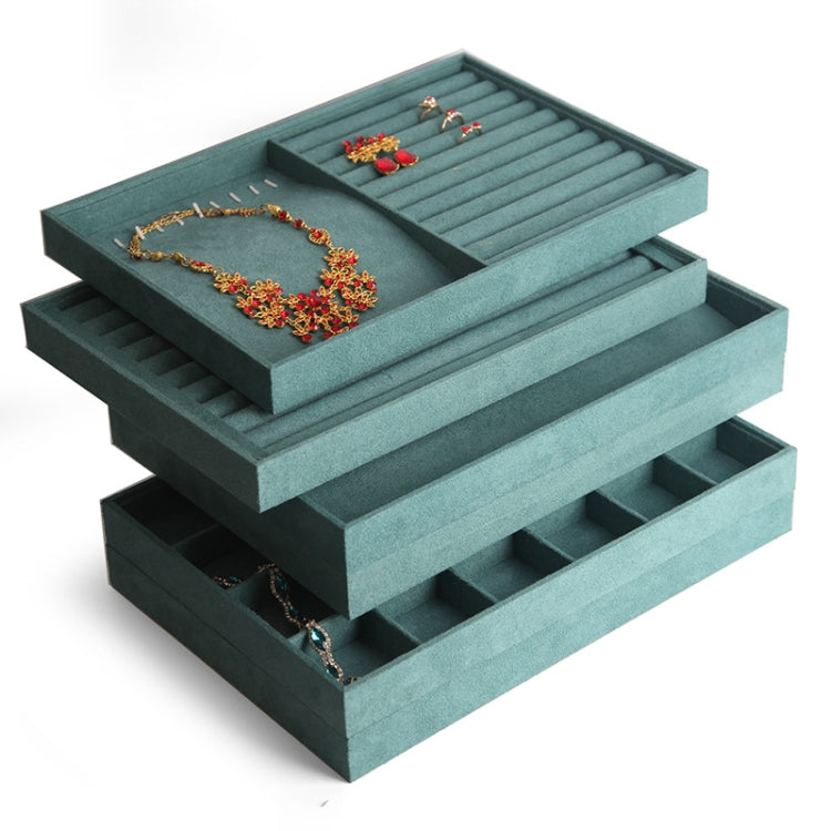 Suede Multifunctional Jewelry Display Tray Necklace Bracelet Bangle Display Case, Style: Necklace Tray - Jewelry Storages by PMC Jewellery | Online Shopping South Africa | PMC Jewellery