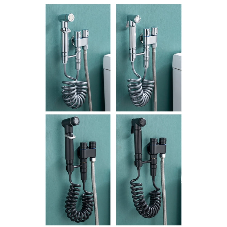 Toilet Mate Booster Flusher Toilet Cleaning Shower Set ?, Specification: Electroplated Copper Model - Shower Head by PMC Jewellery | Online Shopping South Africa | PMC Jewellery