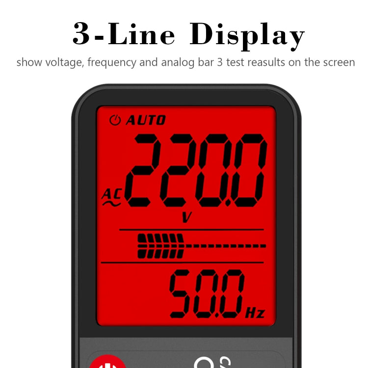 BSIDE ADMS7 Smart Thin Digital Multimeter Counts DC AC Voltmeter, Model: Charging Model With Tool Package - free shipping - PMC TechLife - Order now!