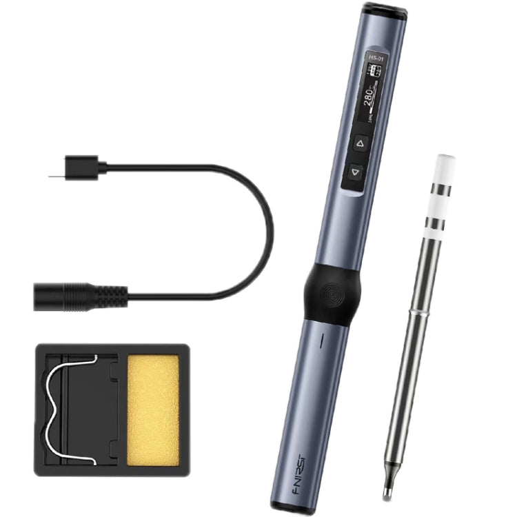 FNIRSI 4pcs/ Set Mini Soldering Station Digital Display Constant Temperature Smart Soldering Iron, Color: Blue Standard BC2 - Electric Soldering Iron by FNIRSI | Online Shopping South Africa | PMC Jewellery | Buy Now Pay Later Mobicred