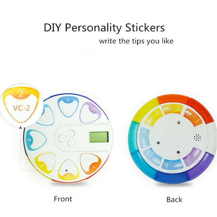 One Week Portable Timing Smart Pill Boxes Elder Reminding Electronic Medicine Box(Purple) - Pill Boxes by PMC TechLife | Online Shopping South Africa | PMC TechLife | Buy Now Pay Later Mobicred