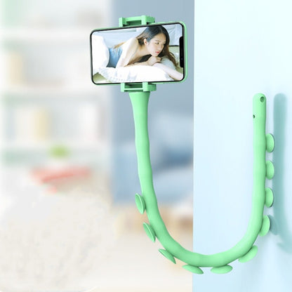 Caterpillar Lazy Bracket Octopus Multifunctional Silicone Suction Cup Bracket(Green) - Lazy Bracket by PMC Jewellery | Online Shopping South Africa | PMC Jewellery