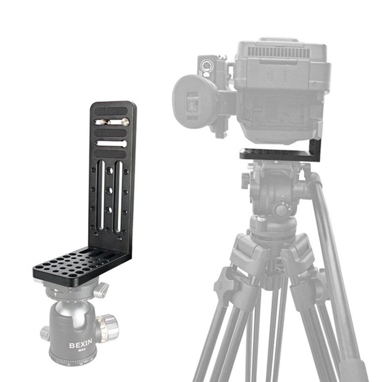 BEXIN L130C L-shaped Vertical Clapper Hydraulic Pan/tilt Tripod Quick Release Plate for DJI RONIN-S Gimbal - L-Bracket by BEXIN | Online Shopping South Africa | PMC Jewellery