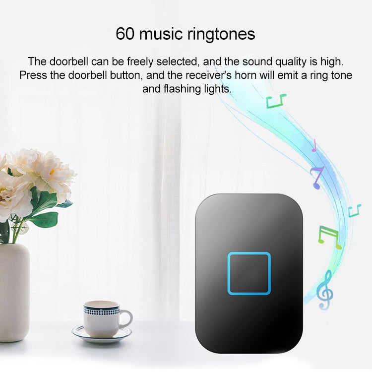 CACAZI FA88 Self-Powered Smart Home Wireless Doorbell, UK Plug(White) - free shipping - PMC TechLife - Order now!