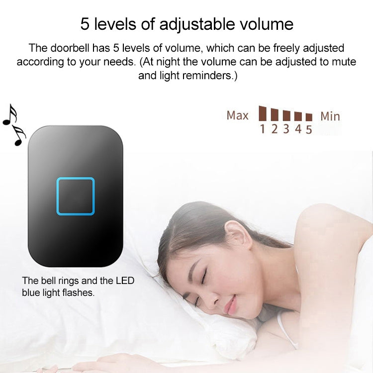 CACAZI FA88 Self-Powered Smart Home Wireless Doorbell, UK Plug(White) - free shipping - PMC TechLife - Order now!