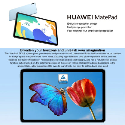 Huawei MatePad 10.4 BAH4-W19 WiFi, 10.4 inch, 6GB+64GB, HarmonyOS 2 Qualcomm Snapdragon 778G 4G Octa Core up to 2.42GHz, Support Dual WiFi, OTG, Not Support Google Play (Silver) - Huawei by Huawei | Online Shopping South Africa | PMC Jewellery