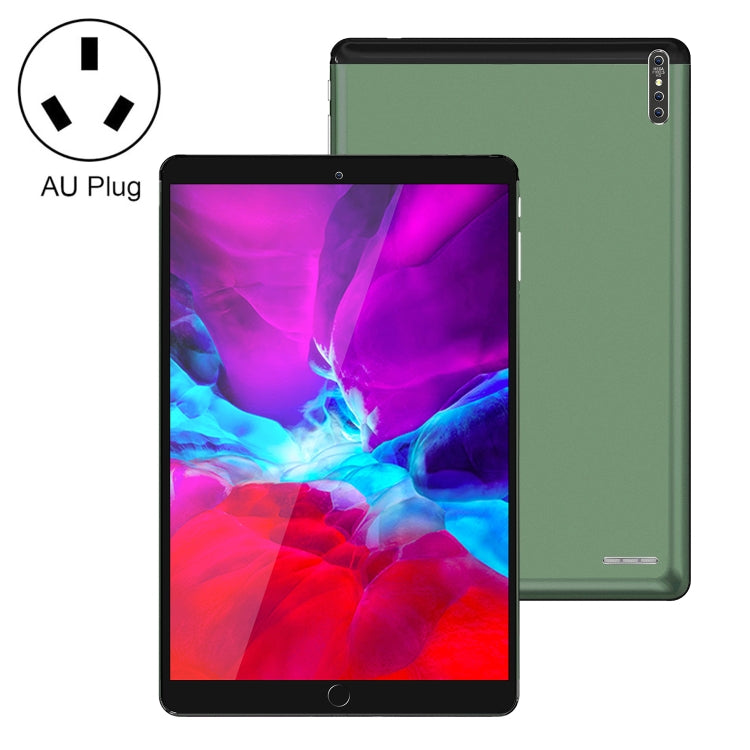 P30 3G Phone Call Tablet PC, 10.1 inch, 2GB+32GB, Android 5.1 MTK6592 Octa-core ARM Cortex A7 1.4GHz, Support WiFi / Bluetooth / GPS, AU Plug (Army Green) - 10.1 inch by PMC Jewellery | Online Shopping South Africa | PMC Jewellery