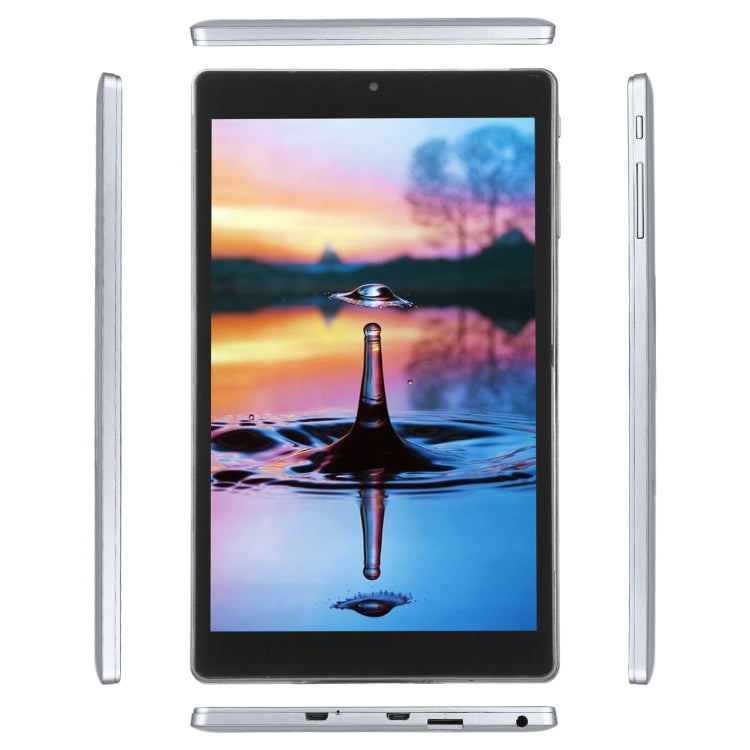 HSD Tablet PC, 8 inch 2.5D Screen, 4GB+64GB, Windows 10, Intel Atom Z8300 Quad Core, Support TF Card & Bluetooth & Dual WiFi & Dual Micro USB(Silver) - Other by PMC Jewellery | Online Shopping South Africa | PMC Jewellery
