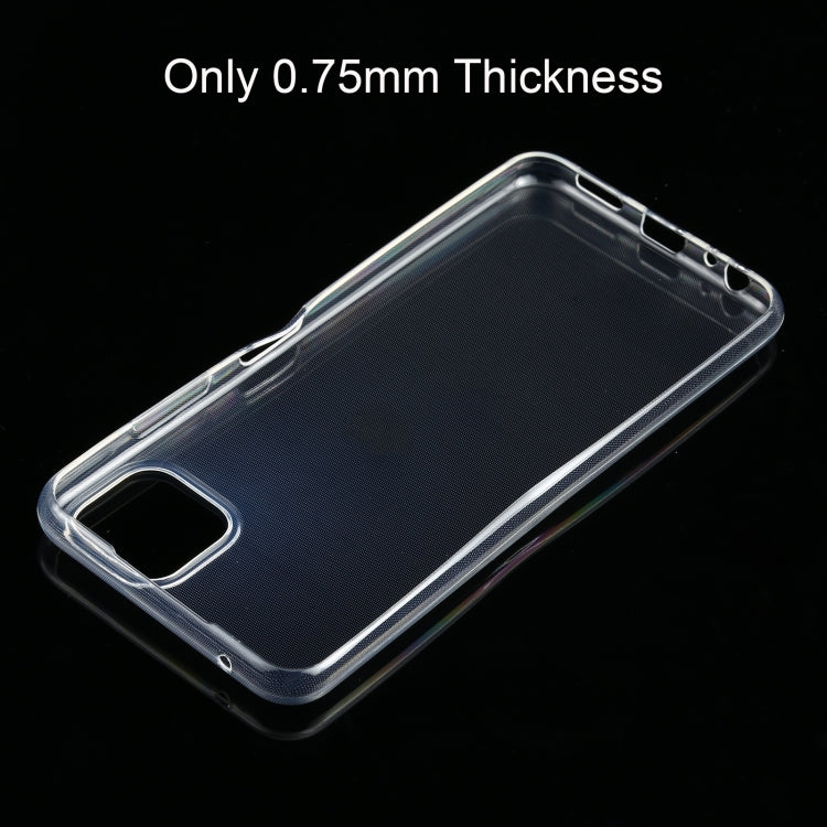 For Samsung Galaxy A22 5G 0.75mm Ultra-thin Transparent TPU Soft Protective Case - Galaxy Phone Cases by PMC TechLife | Online Shopping South Africa | PMC TechLife