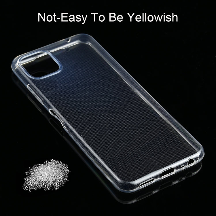 For Samsung Galaxy A22 5G 0.75mm Ultra-thin Transparent TPU Soft Protective Case - Galaxy Phone Cases by PMC TechLife | Online Shopping South Africa | PMC TechLife