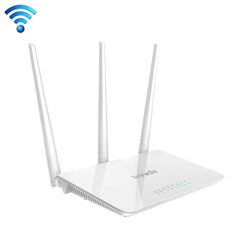 Tenda F3 Wireless 2.4GHz 300Mbps WiFi Router with 3*5dBi External Antennas(White) - free shipping - PMC TechLife - Order now!