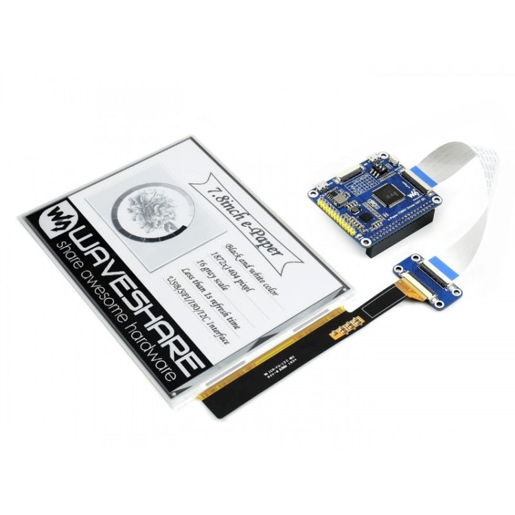 Waveshare 7.8 inch 1872x 1404 E-Ink Display HAT for Raspberry Pi - Modules Expansions Accessories by Waveshare | Online Shopping South Africa | PMC Jewellery